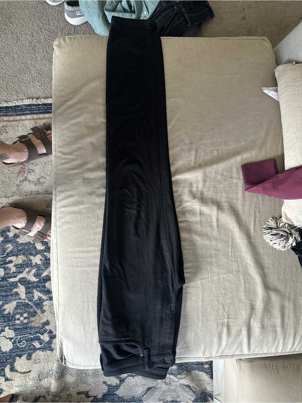 Uniqlo Black Straight Leg Pants